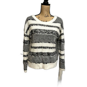 Striped Pullover Knit Sweater